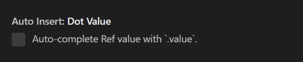 自动补充 value
