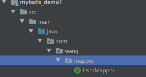 java目录下的mapper
