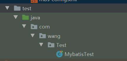 test目录结构